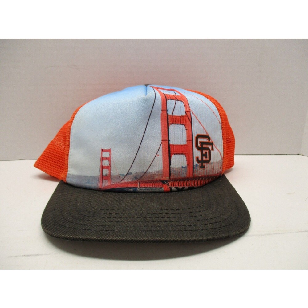 American Needle San Francisco Giants Mesh Snapback Hat Cap Bay Bridge
